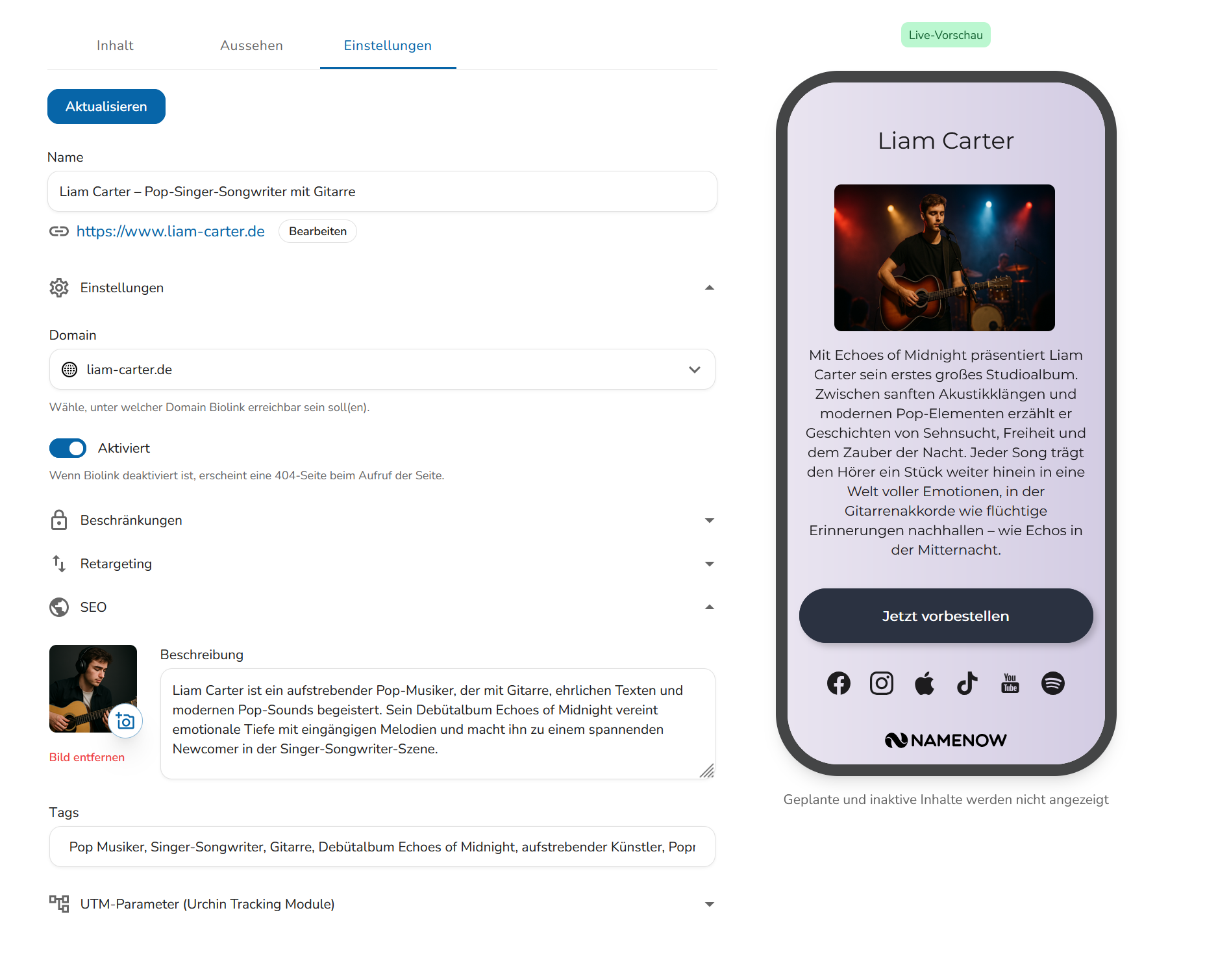 Domaintools Settings Preview Image